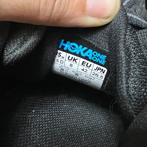 SOLD HOKA ONE Bondi 7 Triple Black Women's Running Shoes 1110531 BBLC SZ 9.5 - Picture 6 of 6